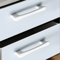 Modern Minimalist Krem Beyaz Çinko Alaşımlı Çekmece Çekerleri
