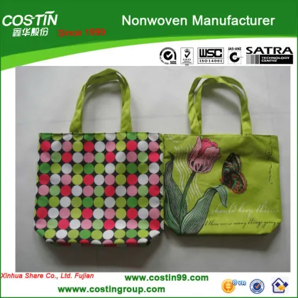 Custom PET shopping bag /Fashionable PET bag