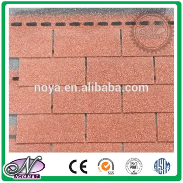 Decoration of slope roofing waterproofing coloured glaze insulation asphalt shingles made in China