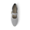 Stylish Knitted Mary Jane Flats