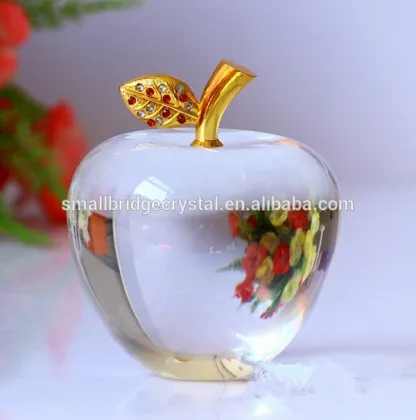 Wholesale Crystal Apple For Children Gift