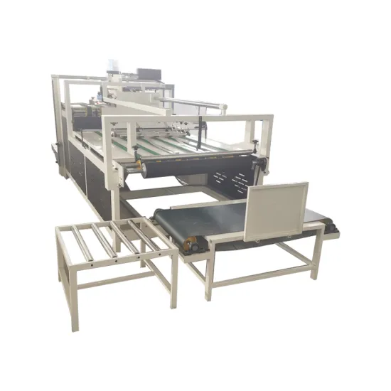 Good Quality Corrugated Carton Box Semi-Automatic Folder Gluer Machine
