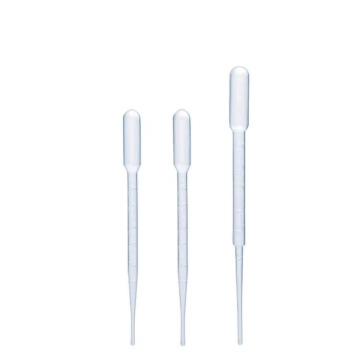 2024 New KRC 3ml Extra Long Graduated Plastic Dropper Pipette