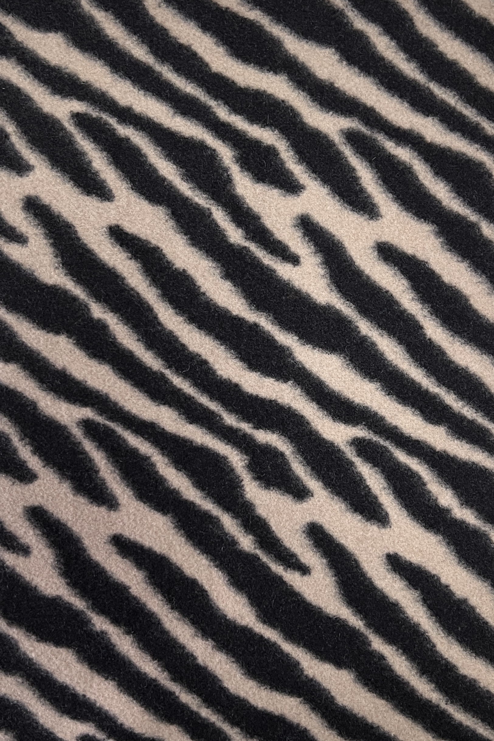 Leopard Jacquard polyester fleece