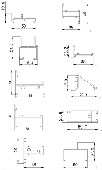 Custom Aluminum Profiles for Colombia Window and Door Solutions