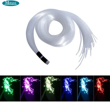 Pmma Plastic Optical Fiber Multi Strands End Glow Fiber Optic Cable for LED Fiber Optic Ceiling Stars Light