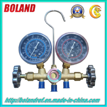 Brass with Sight Glass Manifold Gauge CT-572