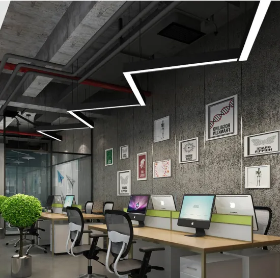 Modern Design T8 LED Tube School Lighting - Linkable Ceiling Fixtures