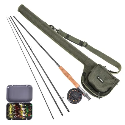 Wholesale 2.7m Carbon Rod Fly Fishing Rod Set 5/6 7/8