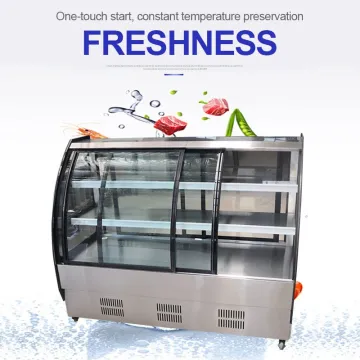 Cake Cabinet Refrigerated Display Cabinet Small Dessert Cabinet Bread Cooked Food Commercial Cold Dish Refrigeration Facilities