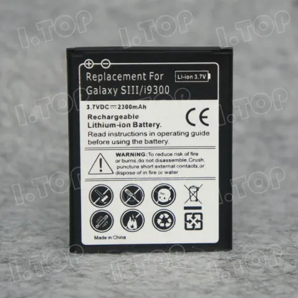 2300mAh Galaxy S3 Battery For Samsung i9300 Mobile Phone Battery