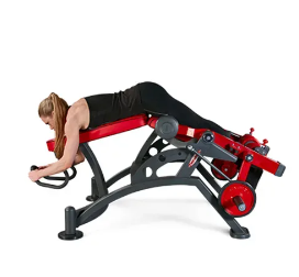 alternate leg curling gym fitness machine plate loaded