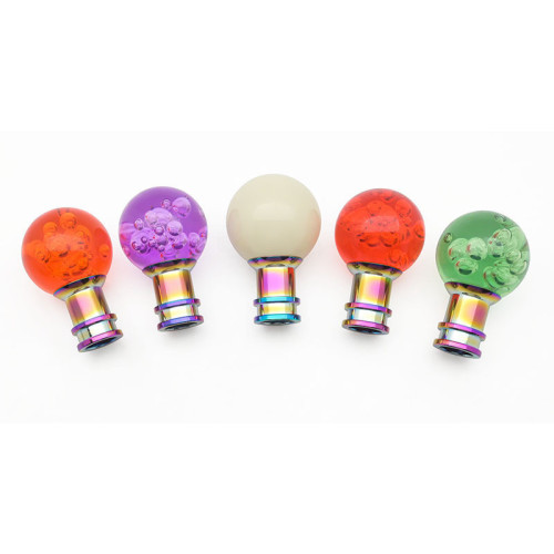 Shift Knob Personality manual gear round crystal shift head Supplier