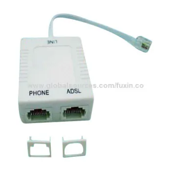 CE and UL-approved ADSL POTS Micro-filter, Suitable for US and Australia Markets