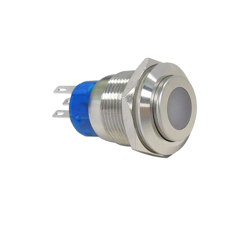 LED&#39;li 19mm Metal Buton Anahtarı