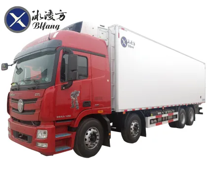 400HP Cummins FOTON 31T Refrigerated Truck for Vegetable and Ice Cream Transportation