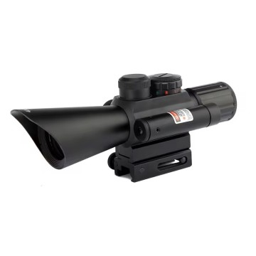 Foreseen 4X30 Tactical Hunting Scope with Red/Green Lighting Modes