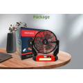 Portable Camping Solar Fan with LED Light