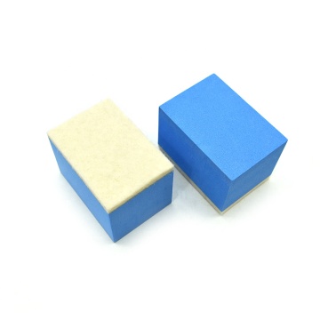 Car Detailing Felt Coated Block for Glass Finish and Crystal Sponge Oil Film Removal