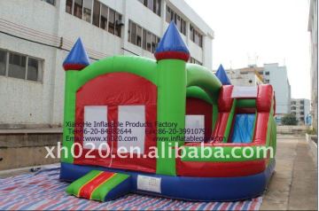 indoor or outdoor adult bouncy castle combo with slide C135