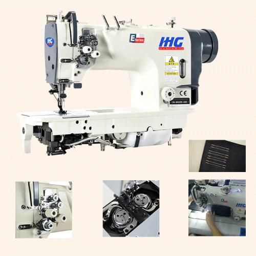 Twin Needle Lock Stitch, Industrial Sewing Machine