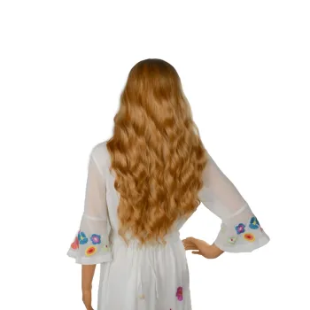 20 Inch Women Long Natural Wave Replaced Highlight 1b Honey Brown Color Curly Bob Human Hair Lace Front Wigs