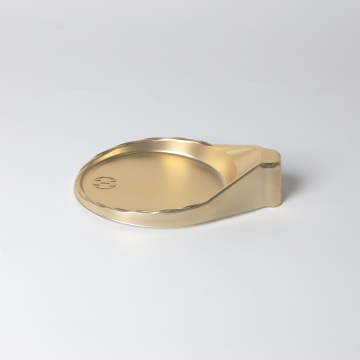 Aoyi Disposable Gold Plastic Mini Trays for Cakes