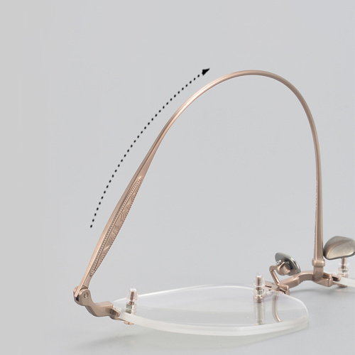 Rimless Pure Titanium Optical Frame