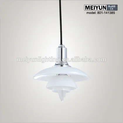 Designer ph glass floor lamp