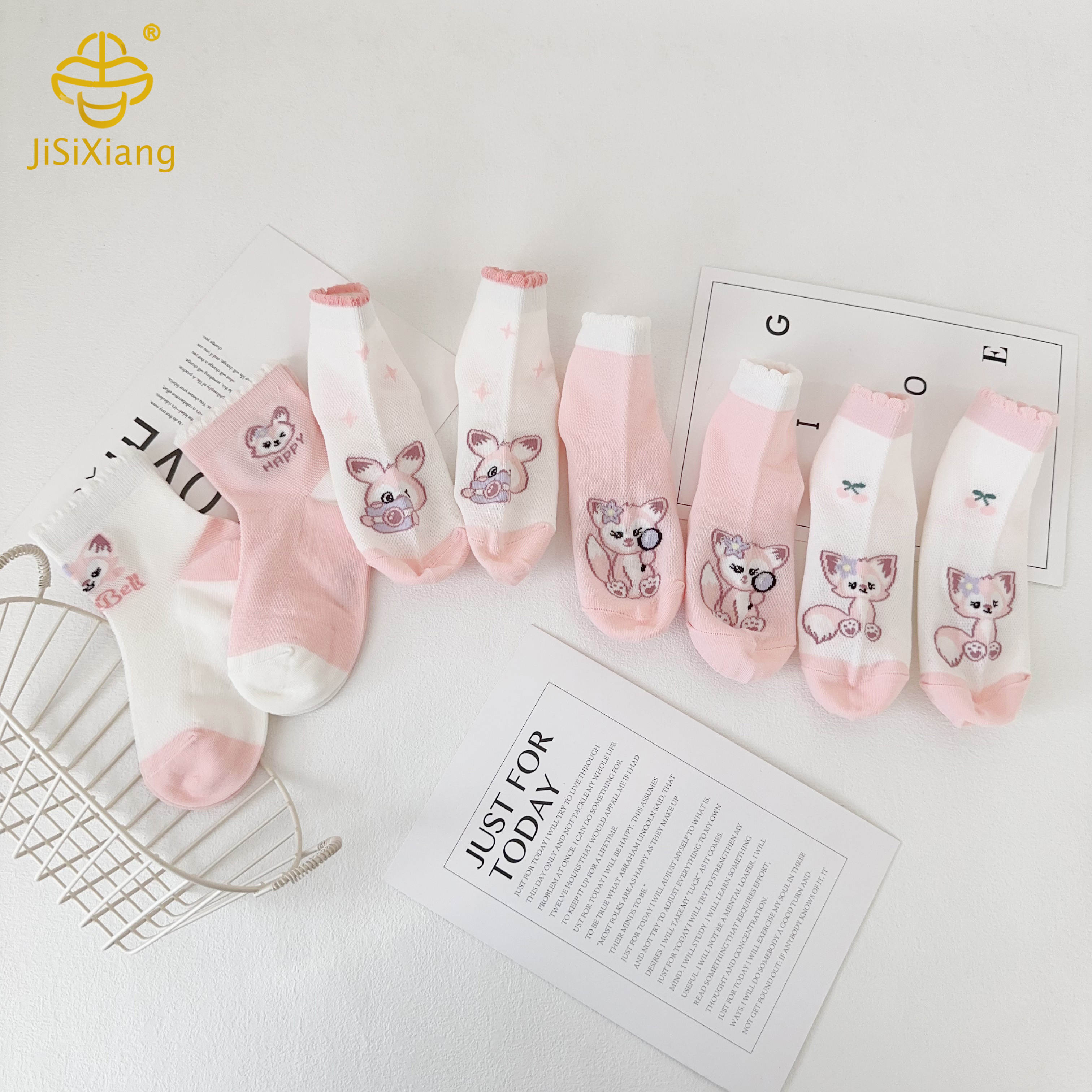 Korean version cartoon Lina Belle short socks