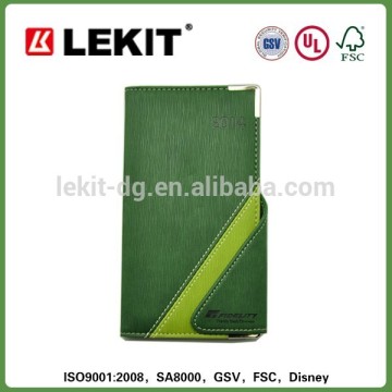 diary cover manufacturers provided a5 leather diary cover in pu material