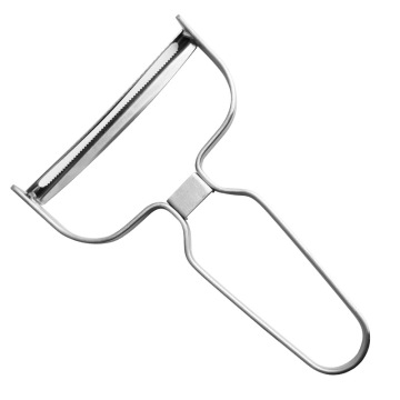Stainless Steel Kitchen Tools Set: Grater, Knife, Peeler, Slicer with Soft Grip - for Vegetables and Fruits