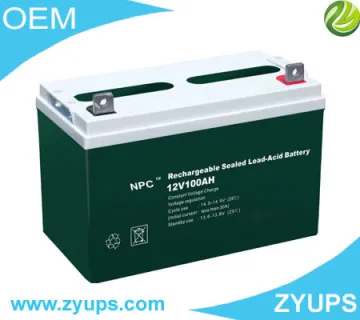 Deep Cycle Battery 12V 100AH UPS Battery Solar Battery