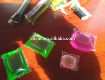 OEM Laundry pods dishwashing capsule glass cleaner pouch water soluable bag