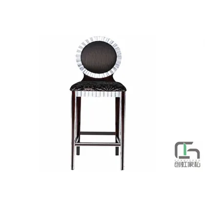 Vintage Norman Cherner Velvet Bar Stool