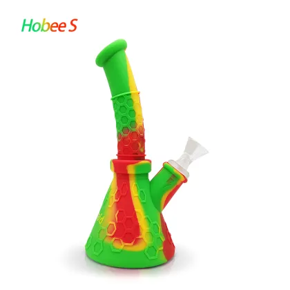 8.5" Hobee S Silicone Beaker Water Pipe