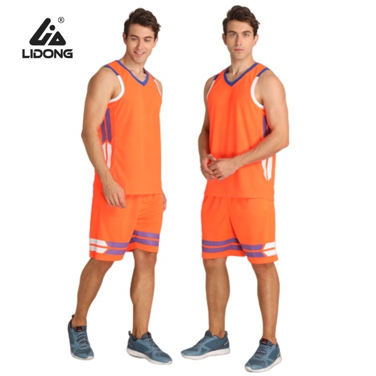 Breathable Quick Dry Basketball Jersey And Shorts Sets