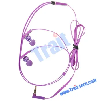 High Resolution In Ear Headphones for Apple iPad iPad 2 (Purple)