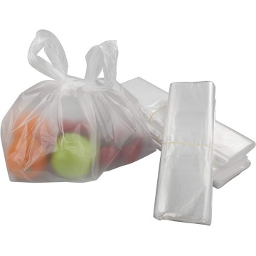 LDPE Plastic Vest Carrier Shopping Garbage Bag with Handles