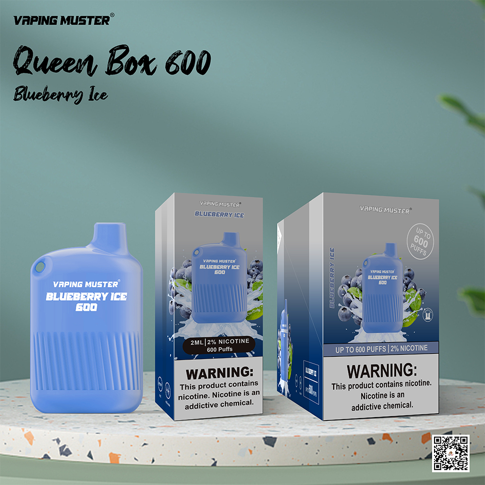 Queen hộp thuốc lá điện tử 600 puffs