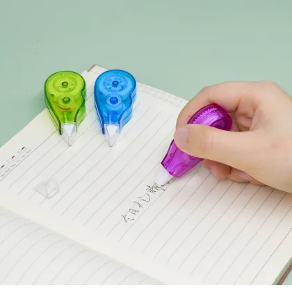 HotSelling 5mm x 5m PET White Correction Tape for Kids School Stationery