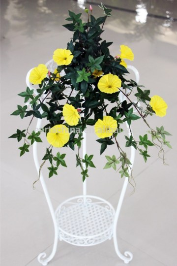 factory supply 55cm silk morning glory flower bush artificial flower