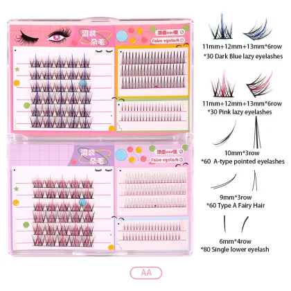 Color Trilogy Natural Single Colored False Eyelashes for Wholesale