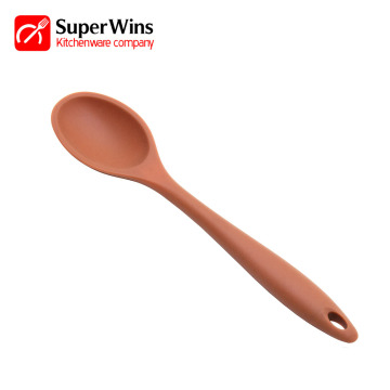 Essential Cooking Utensils Silicone Mixing Soup Spoon