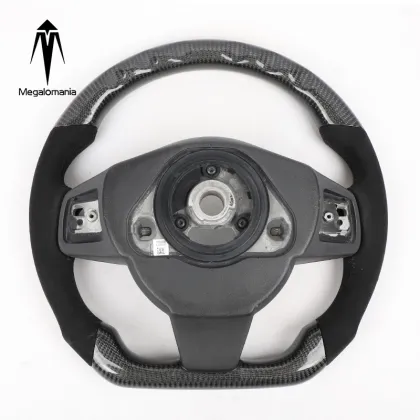 Car Steering Wheel Real Carbon Fiber for Jaguar XF F-type F-pace E Pace XE Steering Wheel Durable Support Customizable Color