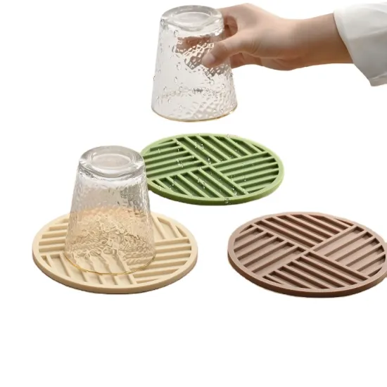 Modern Luxury Silicone Kitchen Mat: Eco-Friendly Anti-Heat Protection for Tabletops and Home Dinner Decoration