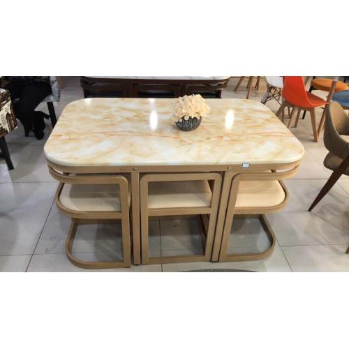 DINING TABLE SET Marble Dining table set  Rectangle Supplier