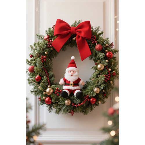 Ornamento de guirlanda de Natal ao ar livre