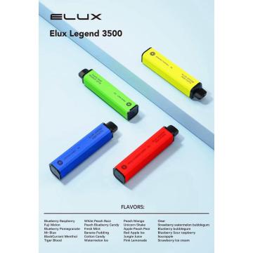 トップセールElux Legend 3500 Puffs使い捨て蒸気