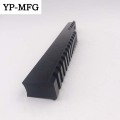 Factory black anodized cnc machining aluminum spare parts